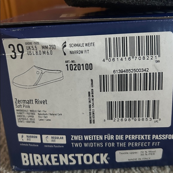 Birkenstock Zermatt Wool Slippers - Picture 2 of 9